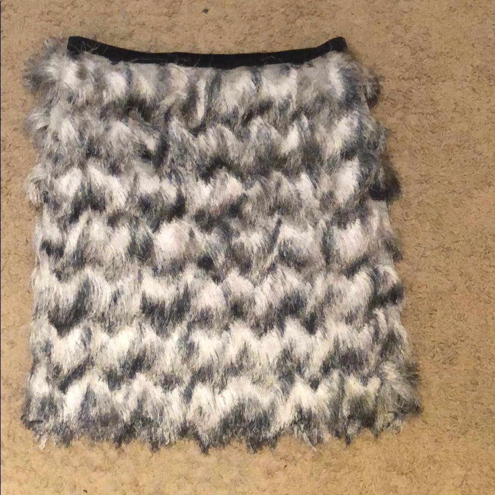 Ann Taylor Fringe Skirt
